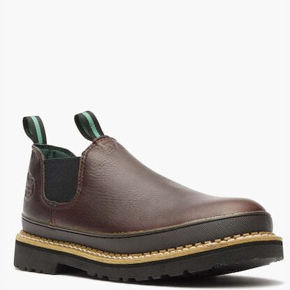 GEORGIA BOOT Men's 4" Georgia Giant Romeo Steel Toe Work Shoe Soggy Brown - GS262
