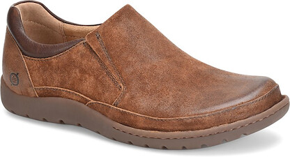 Born Men's Nigel Slip On Rust (Brown) Distressed Combo Leather - H48226