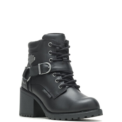 Harley-Davidson Women's 5" Howell Lace Waterproof Riding Boot Black - D84664