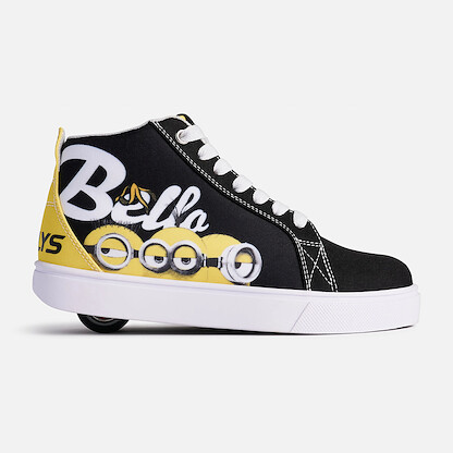 Heelys Kids' Racer 20 Mid Minions Shoes Black/Yellow/White - HE01530001