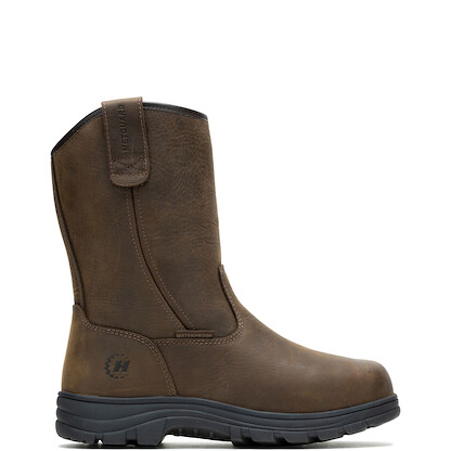 HYTEST Unisex Knox 2 Steel Toe Internal Met Guard Wellington Work Boot Clay - K15181