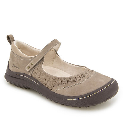 Jambu Women's Ezra Maryjane Taupe Nubuck - J4EZR54