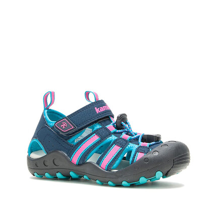 Kamik Unisex Kids' Crab Navy Teal Sandal - HK9594-NTE