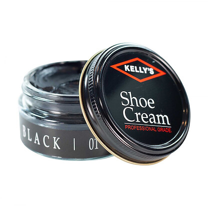 Kelly's Shoe Cream Polish (1.5 oz jar) Black - KSC-01
