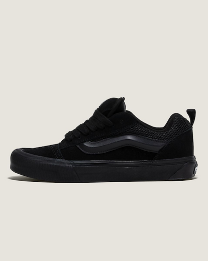 VANS Unisex Knu Skool Shoes Black/Black - VN0009QCBKA