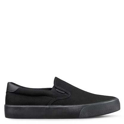 Lugz Men’s Clipper Slip-On Wide Sneaker Black/Black - MCLPRWC-0055