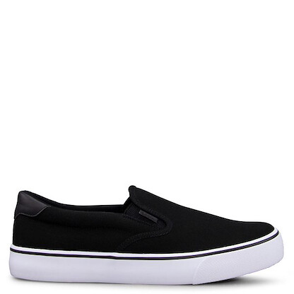 Lugz Men’s Clipper Slip-On Sneaker Black/White - MCLPRDC-060