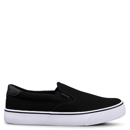 Lugz Men’s Clipper Slip-On Wide Sneaker Black/White/Black - MCLPRWC-008