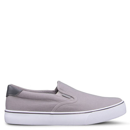 Lugz Men’s Clipper Slip-On Wide Sneaker Alloy/Charcoal/White - MCLPRWC-0435