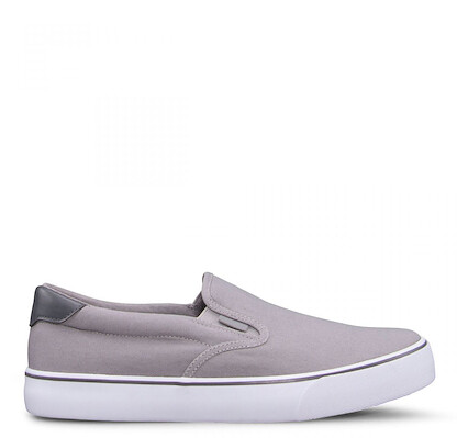 Lugz Men’s Clipper Slip-On Sneaker Alloy/Charcoal/White/Grey - MCLPRC-0404