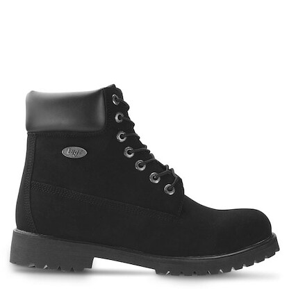 Lugz Men's Convoy 6 Inch Wide Boot Black - MCNVWD-001