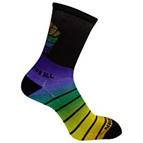 Merrell Unisex 360 Printed Outdoors For All Crew Socks Blue (1 pair) - MEA33623C1B4001-BLUE