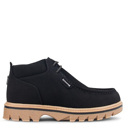Lugz Men’s Fringe Moc Toe Boot Black/Gum - MFRGD-002