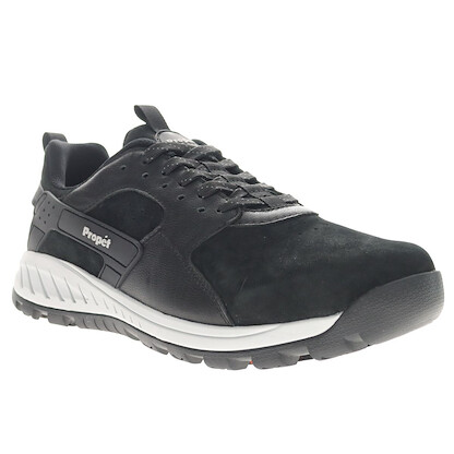 Propet Men's Visp Waterproof Hiking Shoe Black Suede - MOA012SBS