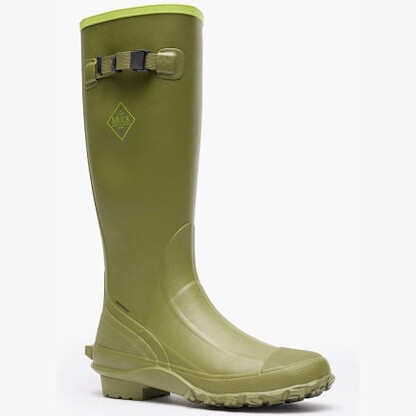Muck Boot Company Men's 18" Harvester Tall Rubber Boot Olive/Lime - MRBM300S