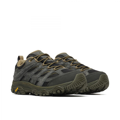 Merrell Men's Moab 3 Waterproof Hiking Shoe Black/Beluga - J00005077