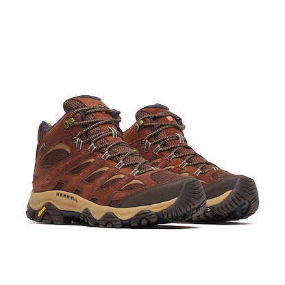 Merrell Men's Moab 3 Mid Gore-Tex Umber Hiking Boot - J00005413