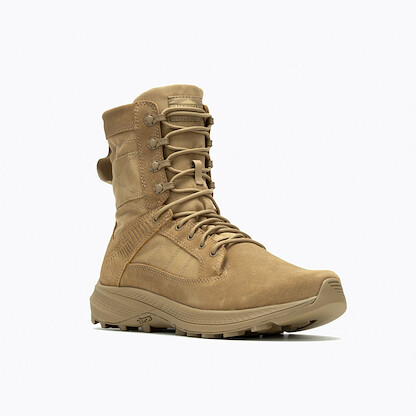 MERRELL WORK Men's MQC Force Composite Toe Tactical Work Boot Dark Coyote - J005031