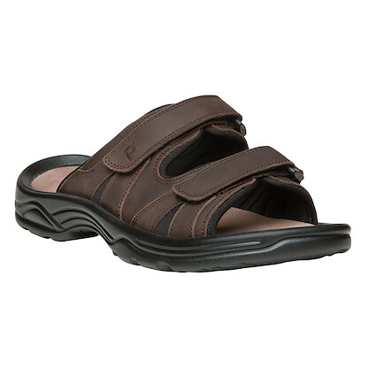Propet Men's Vero Slide Sandal Brown - MSV003LBRN