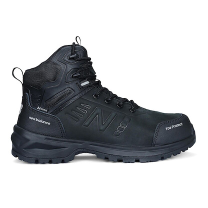 New Balance Men's Calibre Black/Grey Composite Toe Met Guard Work Boot - MUCLMSDBG