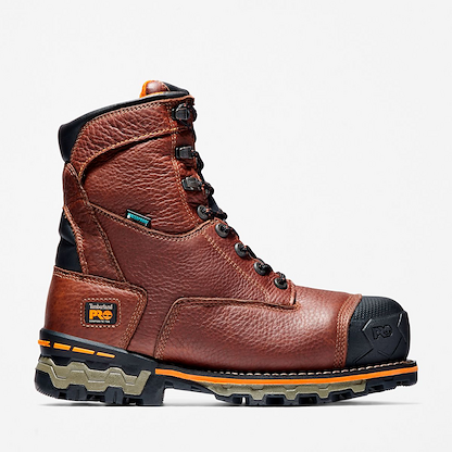 Timberland PRO Men's 8" Boondock Composite Safety Toe Insulated Waterproof Work Boot Brown - TB189628214