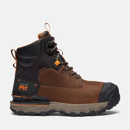 Timberland PRO Men's 6" Boondock Ultralight Composite Safety Toe Waterproof Work Boot Medium Brown - TB0A63FYEM4