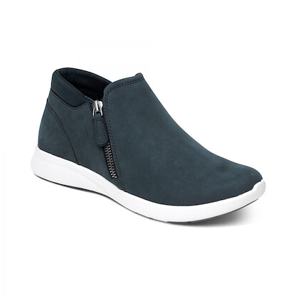 Aetrex Women's Addie Arch Support Ankle Boot Navy - NC505W