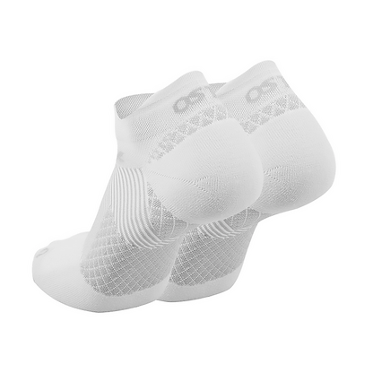 OS1st Unisex Plantar Fasciitis No Show Socks White - OS1-3454W