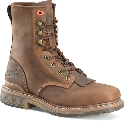 Phantom Rider Men’s 8” Dailor Soft Toe EH Lacer Work Boot Brown - PH5016