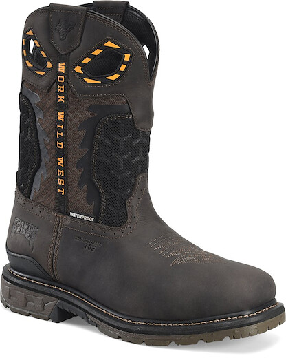 Phantom Rider Men's 11" Crucible Composite Toe PR Waterproof Work Boot Dark Brown - PH5020