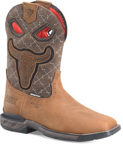 Phantom Rider Men's 11" Biggs Non-Metallic EH Composite Toe Roper Boot Brown - PH5033