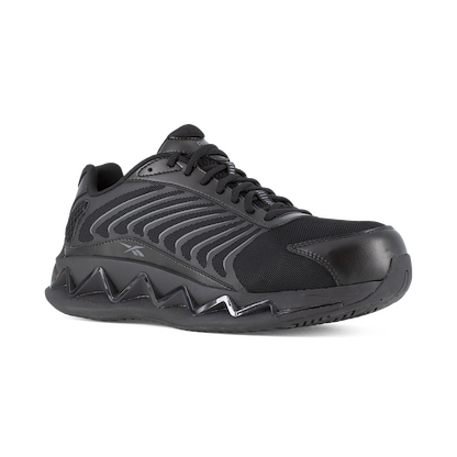 Reebok Work Men's Zig Elusion Heritage Composite Toe ESD Work Sneaker Black - RB3220