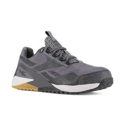 Reebok Work Men's Nano X1 Adventure Composite Toe ESD Work Shoe Grey/Black - RB3481
