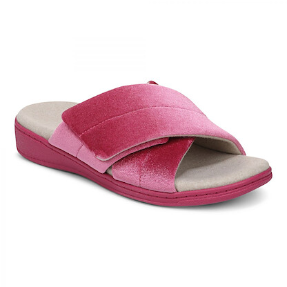 Vionic Women's Relax II Slippers Rose Violet Velvet - J0895FB655