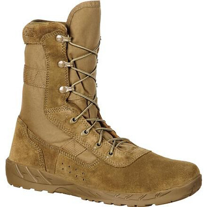 Rocky Men's 8" C7 Lightweight Commercial Military Boot Coyote Brown - RKC065