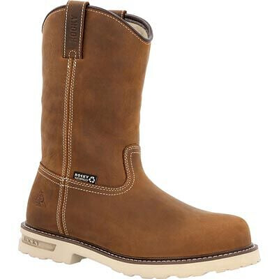 ROCKY WORK Men’s 11” Grindstone XTR Waterproof Composite Toe Work Boot Crazy Horse - RKK0492
