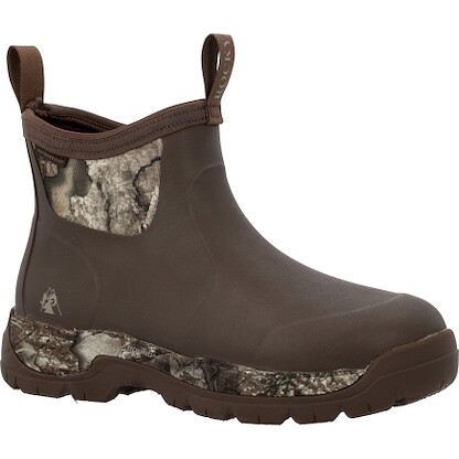 Rocky Men's Big Cypress Rubber Waterproof Outdoor Boot Brown Realtree APX - RKS0739