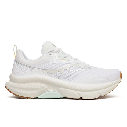 Saucony Women's Omni 23 Wide White/Onyx Running Shoes - S11072-104