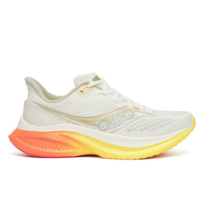 Saucony Men's Endorphin Speed 5 Wide Ivory/Fire Running Shoes - S21008-142