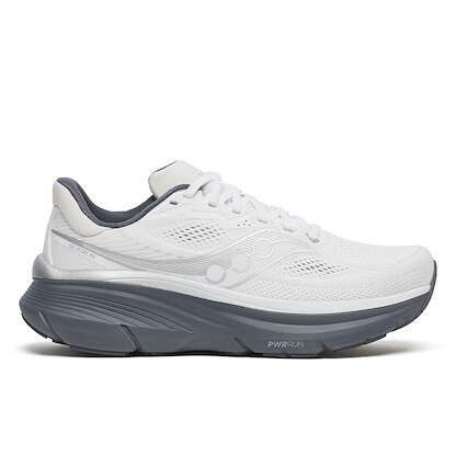 Saucony Men's Guide 19 White/Shadow Running Shoes - S21058