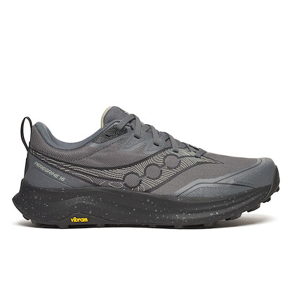 Saucony Men's Peregrine 16 Trail Running Shoe Carbon/Black - S21066-101