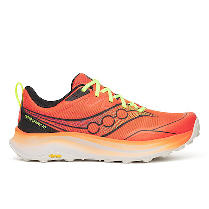 Saucony Men's Peregrine 16 Trail Running Shoe Fire/Black - S21066-130