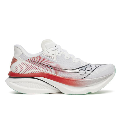 Saucony Men's Endrophin Azura White/Salsa Running Shoes - S21070-105