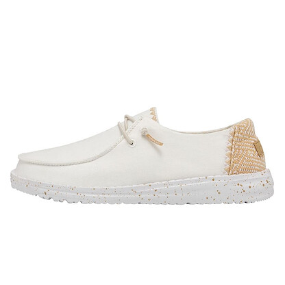HEY DUDE Shoes Women's Wendy Chambray White Sand  - 121410257