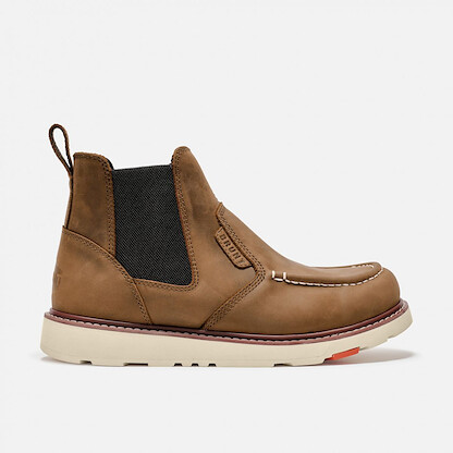 BRUNT Workwear Mens 6" Ohman Moc Composite Toe Work Boot Brown - BRF20019-001