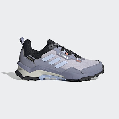 Adidas Women's Terrex AX4 GORE-TEX Hiking Shoe Silver Violet/Blue/Gold - HQ1052