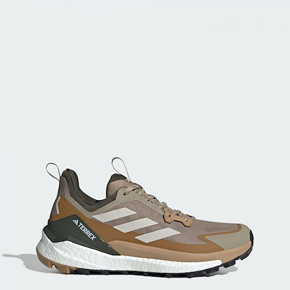Adidas Men's Terrex Free Hiker 2.0 Low Hiking Shoe Blanch Cargo/Beige/Bronze Strata - JQ9904