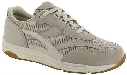 SAS Women's Tour Mesh Walking Shoes Taupe/Pink - 2108-075