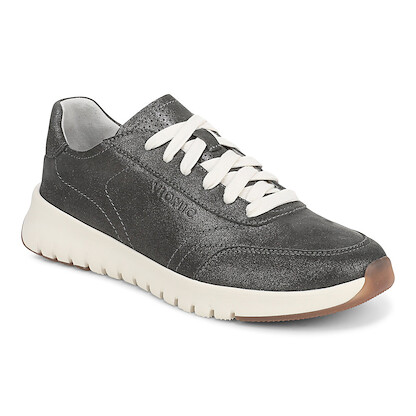 Vionic Women's Uptown Sneaker Polluted Silver Leather - J7704L4020