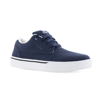 VOLCOM WORKWEAR Men's True Skate Inspired Composite Toe EH Work Shoe Navy/Light Blue - VM30116